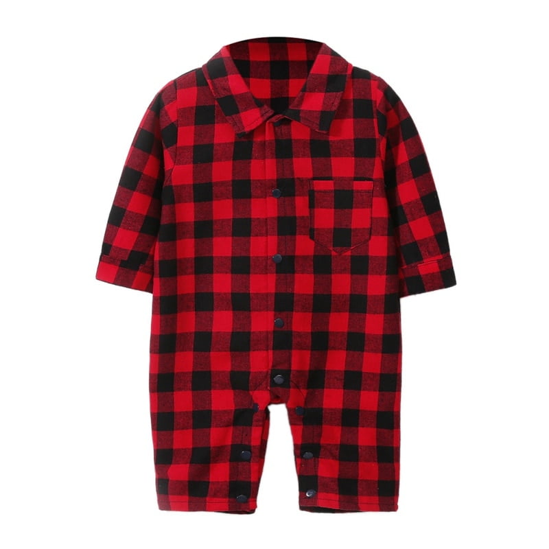 buffalo check newborn outfit