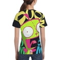 thumbnail image 5 of Colorful Invader Zim Youth Unisex T-Shirt Crewneck Short Sleeve Double-Sided Print Tee Shirts Top For Boys Girls Kid Teen Small, 5 of 6