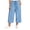 Light Blue Pants, variant on Womens Plaid Capri Pants Summer Wide Leg Lounge Pant Lightweight Elastic Waist Drawstring Slacks with Pockets Yellow XXL
