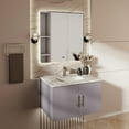 thumbnail image 2 of Geneva 30 in. W Dark Grey Bath Vanity and 30 in. LED Mirror, 2 of 11