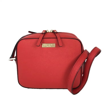 Kate Spade Newbury Lane Cammie Saffiano Leather Crossbody Bag, Red Carpet