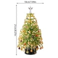 thumbnail image 6 of DIY Beaded Christmas Tree Kit, Crystal Bead Holiday Craft Set for Adults, Christmas Ornament Charms, Metal Frame Tabletop Decor, Holiday Gift, 6 of 8