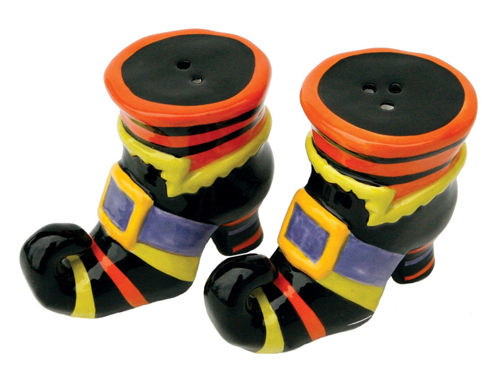Halloween Witch Boots Or Shoes Ceramic Salt And Pepper Shaker Set Walmart Com Walmart Com