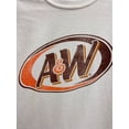 thumbnail image 7 of A&W Classic Logo Men's White Graphic Tee-Medium, 7 of 7