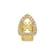 thumbnail image 5 of Ofertas Únicas 1 Pc Rejillas Falsas Dientes en Forma de Flecha Hip Hop Grillz Tono Dorado, 5 of 6
