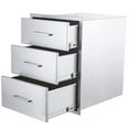thumbnail image 1 of BeesClover Outdoor Kitchen Drawers,Stainless Steel BBQ Drawer,Flush Mount Built-in Drawer Cabinet for Outdoor Kitchen Island & BBQ Islands, 1 of 6