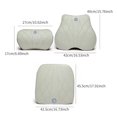 thumbnail image 4 of Reposacabezas para viajes en coche, soporte lumbar para la espalda, cojín para el asiento, almohada para el cuello para Volkswagen T-cross Polo GTI Golf R Line Jetta Scirocco, 4 of 5