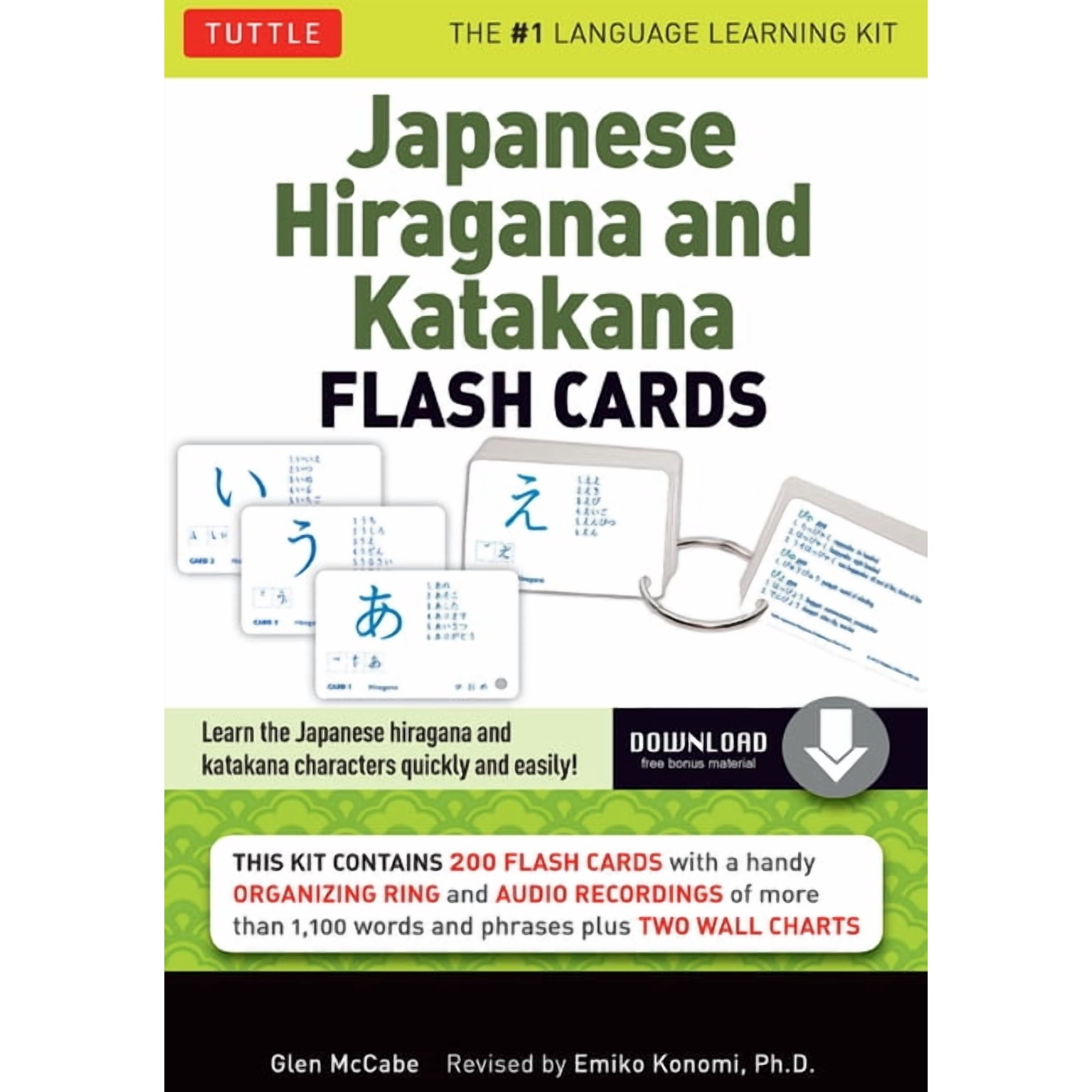 Japanese Hiragana and Katakana Flash Cards Kit: Learn the Two Japanese Alphabets Quickly & Easily with This Japanese Fla, (Paperback)
