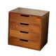 thumbnail image 3 of Organizador de escritorio de madera con cajones extraíbles para sala de estar, mesa y dormitorio. 25x175x25 cm, 3 of 9