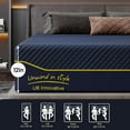 thumbnail image 7 of Hypoallergenic Queen Size Mattress, 12in Gel Memory Foam Medium Firm Mattress in a Box, Removable Washable Cover, Pressure Relief, Low Motion Transfer, CertiPUR-US, Navy Blue, 7 of 7