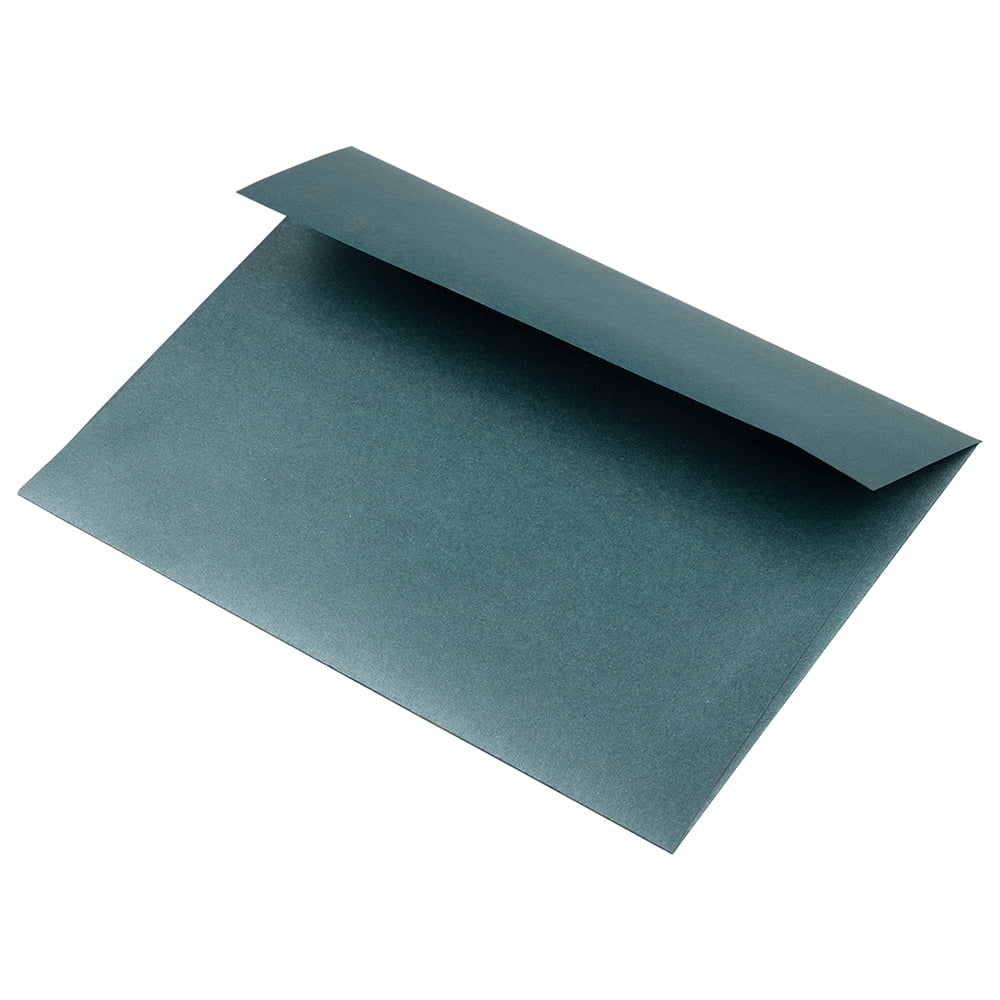 JAM Paper A7 Envelopes, 5.3x7.3, 1000/Carton, Malachite Deep Green Metallic