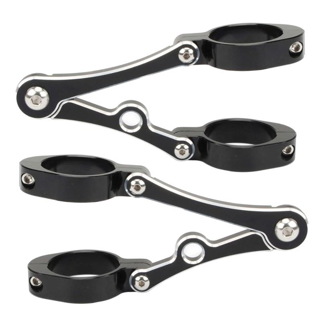 Abrazadera de Soporte de faro de motocicleta Sunnimix 39-41 mm tubo de horquilla Blanco negro