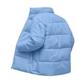 thumbnail image 5 of PNTUTB Fall Winter Men's Puffer Jacket Full Zip Stand Collar Coat Solid Color Quilted Casual Warm Comfort Trendy Outwear with Pockets, 5 of 7