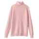 thumbnail image 2 of Suéter Gibobby Dama suéter de cuello para mujer suéter grueso color sólido rosa XL, 2 of 5