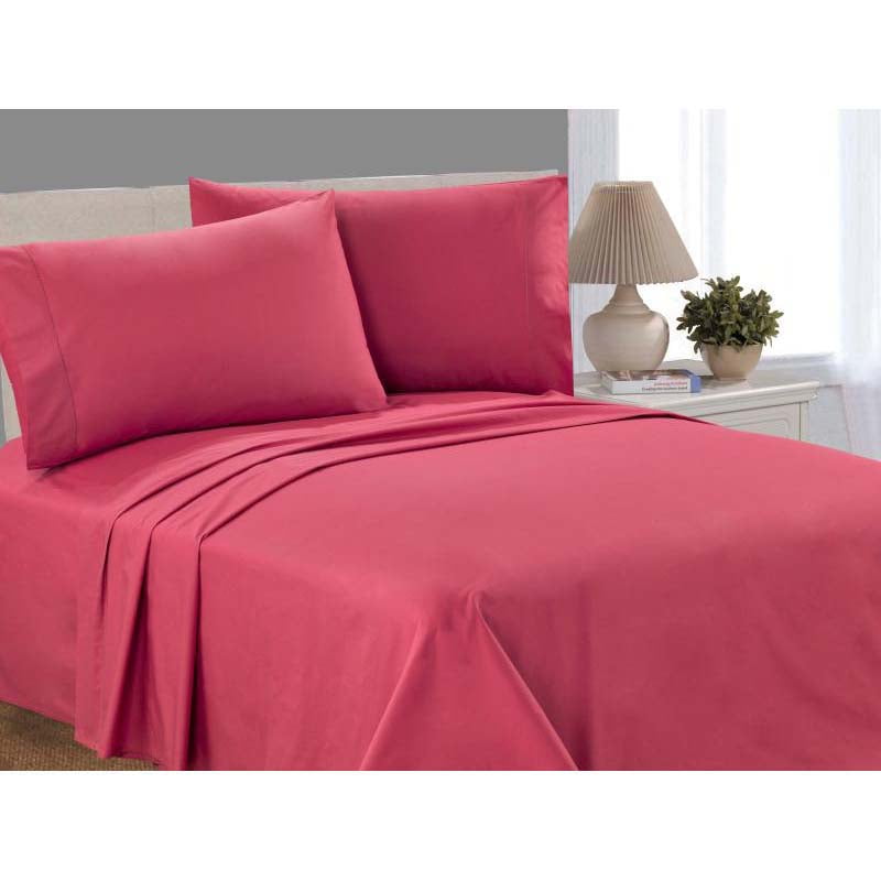 Mainstays 100 Cotton Percale 200 Thread Count Sheet Set Twin Walmart Com Walmart Com