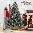 thumbnail image 4 of Yexmas 6ft Pre-Lit Christmas Tree, 8 Modes LED Lights, Artificial Xmas Tree with Large Storage Bag, 4 of 13