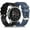 Black/Blue Gray, variant on [2 Pack] Compatible for Samsung Galaxy Watch 3 Bands 45mm/Galaxy Watch Band 46mm/Gear S3 Frontier, 22mm Smart Watch Band Silicone Casual Straps Accessories for Men Women Black/Slate Blue