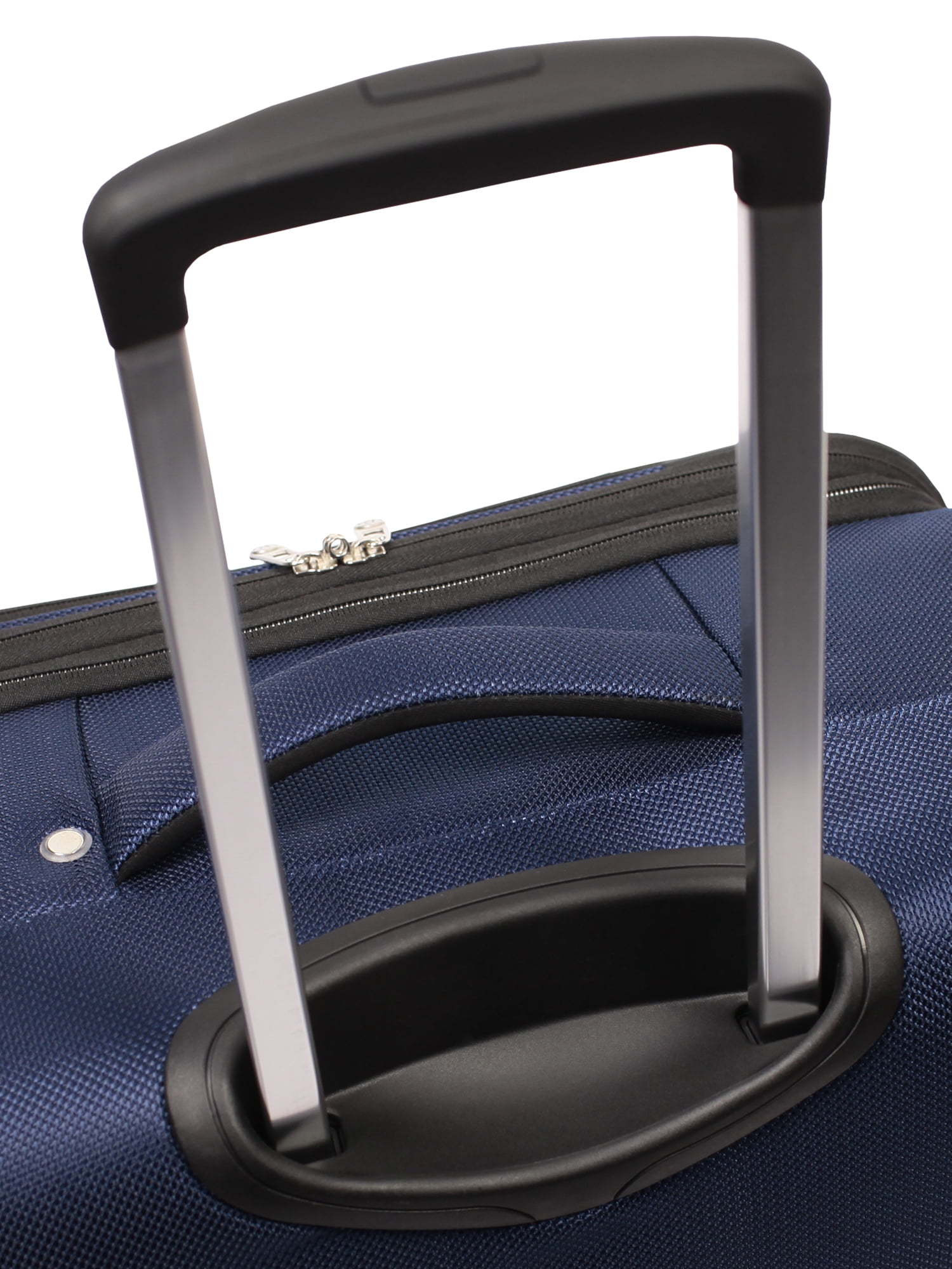 Protege Ashfield 20" Softside Upright Carry on Spinner Luggage Suitcase, Navy Blue