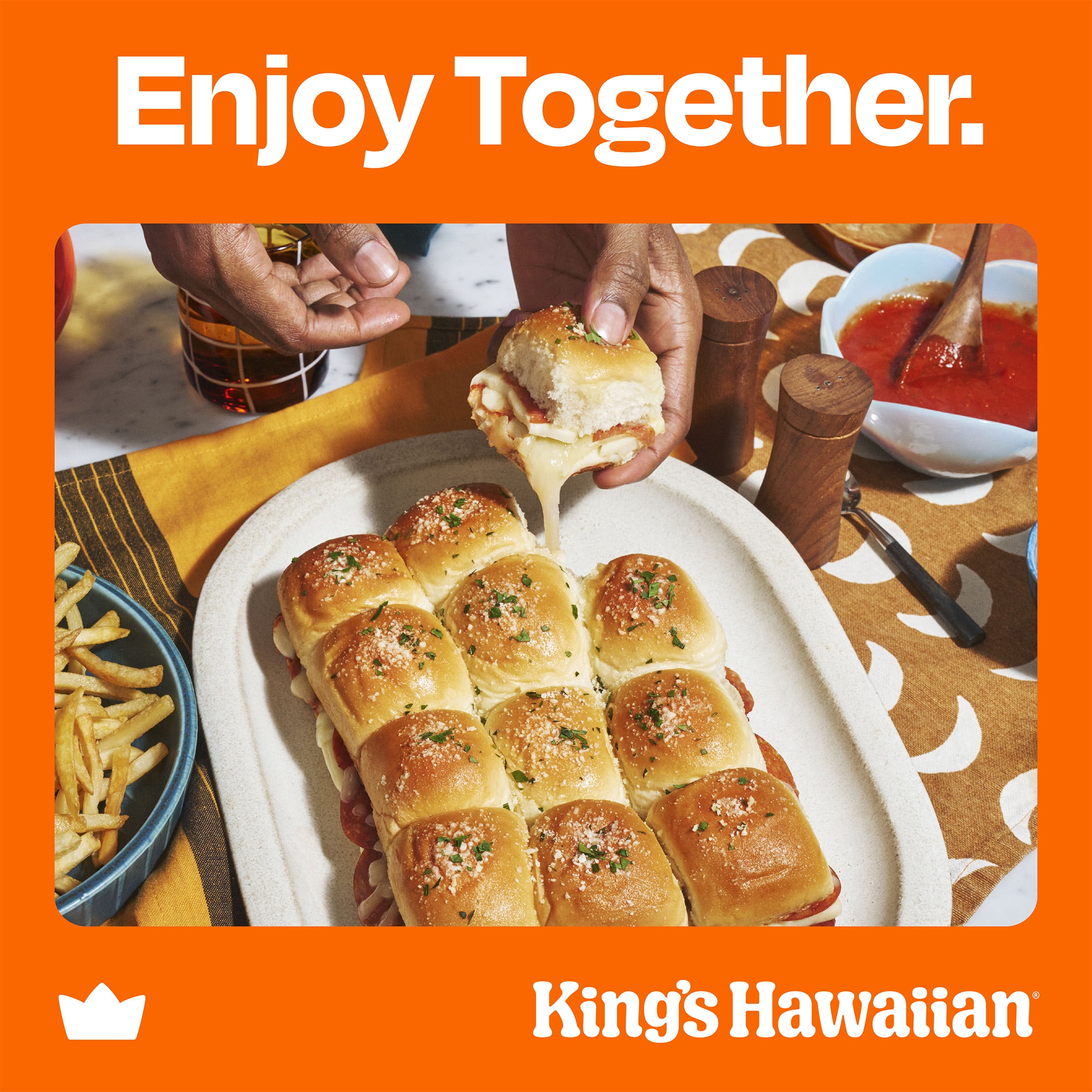 King's Hawaiian Savory Butter Rolls 24 Count, 24 oz, Shelf-Stable