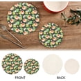 thumbnail image 4 of SKYSONIC Watercolor Colorful Pumpkin Pot Holders Trivets, 2 Pcs Heat Resistant Trivets,Autumn Leaves Cotton Thread Weave Mats for Hot Pads Pans Pot Bowl Teapot for Kitchen Decor, 4 of 7