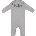 thumbnail image 2 of Inktastic Belize Country Grunge Shirts Baby Romper Coveralls, 2 of 4