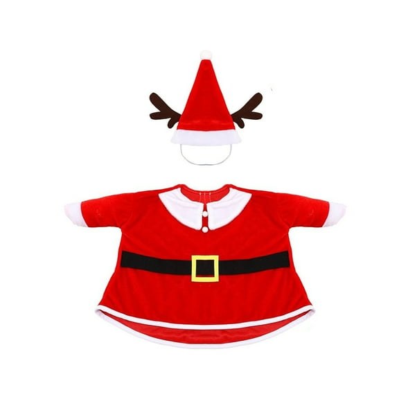 weibbin Goose Outfits for 23" High Cement or Plastic Porch Lawn Clothes for Yard(Santa Goose)