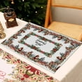 thumbnail image 2 of chaungfeng Green Plants Print Placemats, 12x18 Inch Seasonal Table Mats for Party Kitchen Dining Decoration, Christmas Valentine's Day Themed Party Supply, 2 of 6