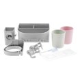 thumbnail image 1 of Estante compacto para cepillos de dientes, organizador de baño multifuncional, soporte de almacenamiento para afeitadora cosmética (#3), 1 of 8