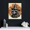 thumbnail image 4 of COMIO Funny Bathroom Decor Wall Art Raccoon Poster Funny Raccoon Pictures for Bathroom Funny Bathroom Signs Black and White Canvas Painting Funny Animal Wall Décor Framed Artwork Ready to Hang, 4 of 4