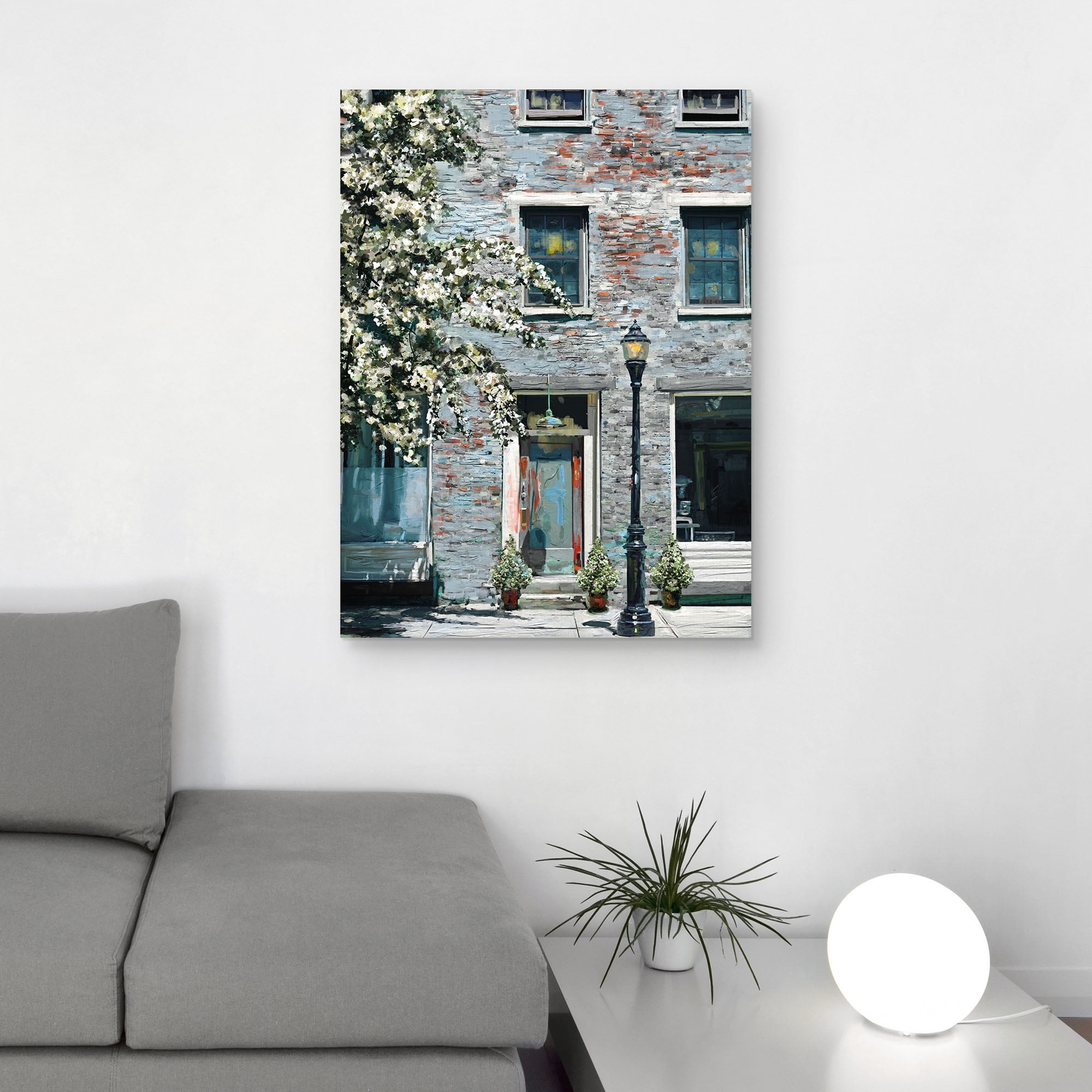 Rue du Village by Studio Arts Canvas Art Print