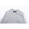 thumbnail image 5 of LittleSpring Cotton Tracksuits for Toddler Boys Zip Up Sweatsuits and Jogger Set Gray 3T, 5 of 6