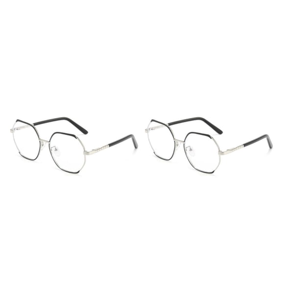 Sonducket Gafas de lectura, gafas de lectura, lentes antiazules, protección de polígono de gran tamaño, suministros de oficina con luz azul, Type2 NO2