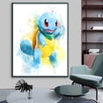 thumbnail image 1 of Periféricos de Anime japonés, Mural de Pokemon CARTEL DE Pikachu, decoración de dibujos animados, arte de pared, pintura en lienzo de colores de agua, regalos para bebés y niños, 1 of 4