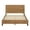 Dark Wood-acacia wood material, variant on DYCANPO Queen Bed Frame with Headboard, Acacia Wood Platform, Non-Slip&Without Noise, Dark Wood