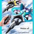 thumbnail image 1 of Four-rotor Drone RC Aircraft fighter aircraft model glider foam drone children primary school boy toy plane zhangyuxiang LED, 1 of 2