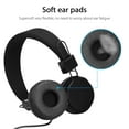 thumbnail image 4 of GLUAAE Child Casual Listening Foldability Portability Over-Ear Headphones, Black, 4 of 7