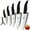 Black, variant on Ceramic Knife 11-Piece Kitchen Chef Knives Set,3" 4" 5" 6" in Paring Knife with Cover