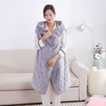 thumbnail image 3 of Hearth & Gear Portable Heating Wrap For Full Fast Heating Soft Flannel Blanket With Adjustable Temperature Control For Home Use Sitting Foot Pedal Exercise Bike Computer Stand Sunny Bike Workout, 3 of 6