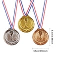 thumbnail image 4 of Premios Competencia 3pcs Medalla Oro/plata/bronce 6.5cm para Juegos, 4 of 9
