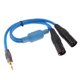 thumbnail image 3 of Cable mezclador de audio Baoblaze 2 UNIDS 3.5mm chapado en oro, 3 of 8