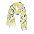 thumbnail image 5 of Winter Scarves for Women Hand Drawn Lemon and Leaf Fashion Pashmina Shawl Wraps Long Blanket Scarf for Fall Spring, 5 of 10