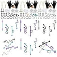 thumbnail image 4 of 1 Set Body Piercing Tool Nose Septum Belly Body Piercing Kit With Need, 4 of 4