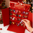 thumbnail image 3 of 24pcs Trendy 2026 Hummingbird Advent Calendar - 24 Unique Bird Themed Decorative Calendar, Festive Countdown for Christmas, Durable Paper Design for Home, Office & Holiday Seasonal Decor, Red, 3 of 4
