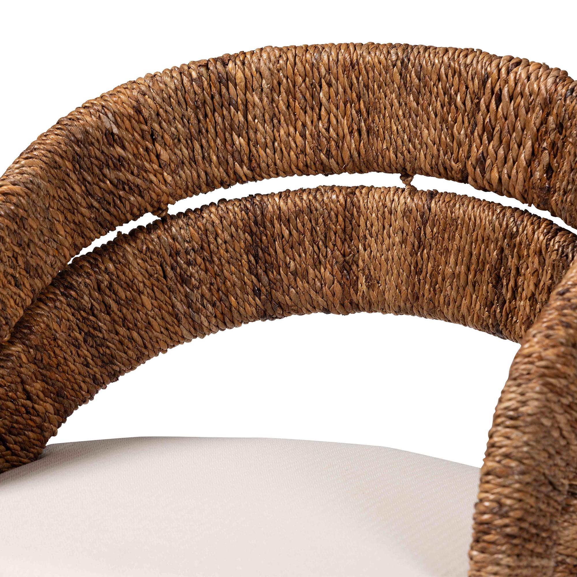 bali & pari Ubud Boho Accent Chair, Natural Seagrass