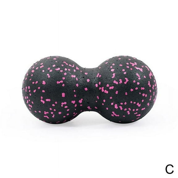 Yoga Massage Roller Ball Peanut Double Spiky Ball Myofascial Balls For Plantar Pain Back Relief Foot Mobility Fasciitis