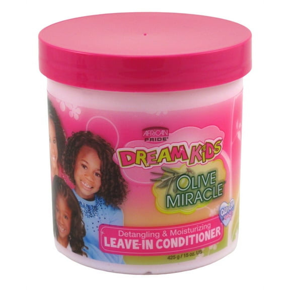 African Pride Dream Kids Leave -In Conditioner 15 Ounce Jar (Pack of 2)