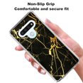 thumbnail image 2 of LG Stylo 6 Case, KAESAR Hybrid Bling Glitter Sparkle Laser Black Marble Graphic Fashion Cute Colorful Skin Cover Shockproof Case for LG Stylo 6, 2 of 5
