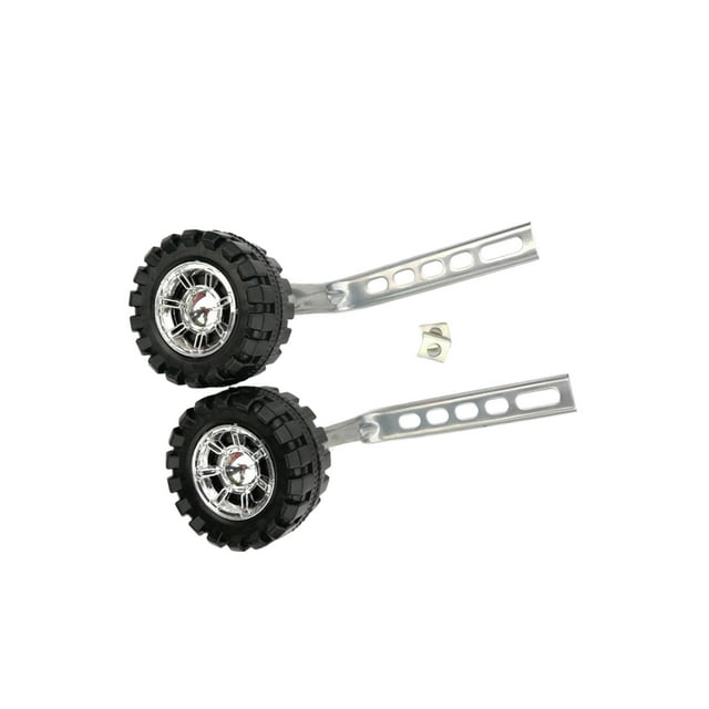 ZLight Support de Vélo pour Enfants Stabilisateurs de Roues Accessoires Pièces de Réparation Robustes Support Argenté Diamètre de Roue 11 cm