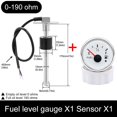 thumbnail image 1 of 0-190ohm Fuel Level Gauge Meter Fuel Level Sensor Fuel Gauge 52MM for Boat Car, 1 of 4
