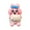 E, variant on Gaiwos Opanchu Plush Toys 4 inches, Adorable Pink Bunny Stuffed Animal with Blue Bow, Ideal Hoilday Birthday Gift for Kids and Friends